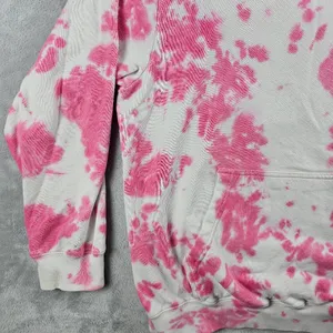 H&M Smiley Collaboration Positive Pullover Hoodie Women's Size Large Tye Dye thumbnail 4