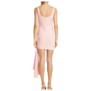 Cinq À Sept Womens Sharon Dress 8 Pink Asymmetrical Party Date Night‎ Glam HOCO thumbnail 3