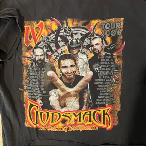Rare Godsmack IV Breaking Benjamin 2006 tour t-shirt thumbnail 5