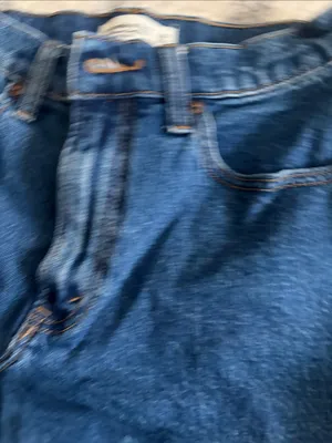 Abercrombie & Fitch Blue Denim Jean Shorts thumbnail 3