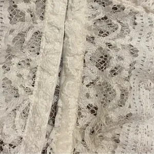 Tic Toc Womens Sheer White Lace Crop Tank Top S 32” Coquette Hook & Eye Front thumbnail 3