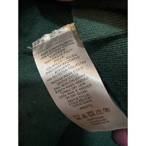 Ann Taylor Factory Teal Green Floral Embroidered Mesh Cardigan Sweater Large thumbnail 12