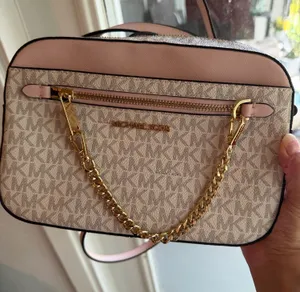 Michael Kors pink and white crossbody  thumbnail 1