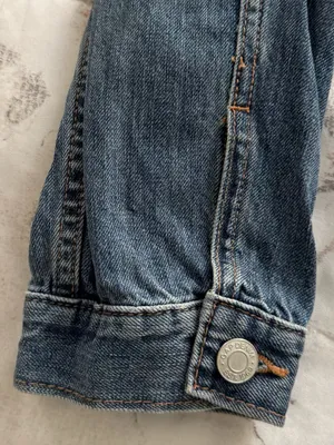 GAP Icon Light Blue Sherpa-Trim Denim Jacket, size 2XL plus outdoor casual thumbnail 16