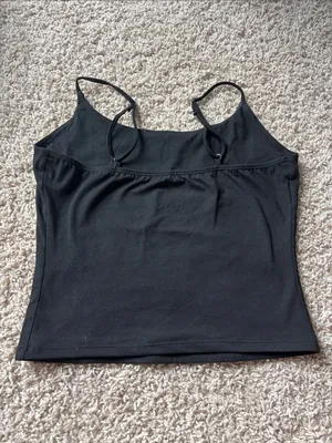 Black Women’s Spaghetti Strap Tank Top thumbnail 2