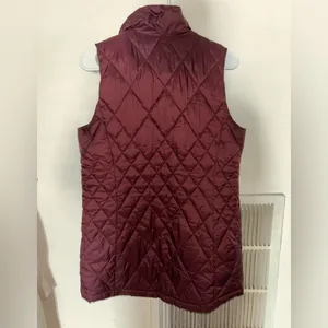 ZeroXposur Burgundy Quilted Puffer Vest thumbnail 2