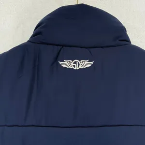 Straight Down Sandy Puffer Vest New‎ indigo Blue Insulated Full Zip Size Large thumbnail 12