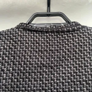 Olsenboye Cropped Houndstooth Womens Blazer M Dark Academia Indie Sleaze Preppy thumbnail 8