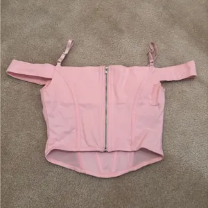 I Am Gia Pink Corset Top thumbnail 3