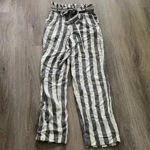 American Eagle Striped Pull On Pants Size XS thumbnail 5