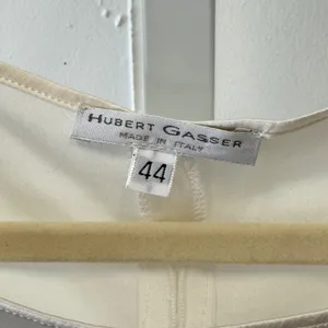 Hubert Gasser Italy Cream Silk Blend Sleeveless Blouse Top Size IT 44 US 8 thumbnail 5