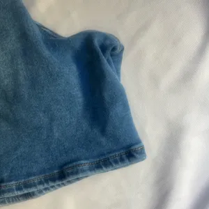 Women's Blue Denim Shorts thumbnail 9