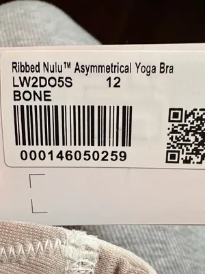 Lululemon Ribbed Nulu Asymmetrical Yoga Bra *Light Support, A/B Cup. New thumbnail 7
