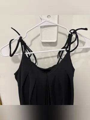 HALARA Black Tie Wide-leg Jumpsuit thumbnail 4