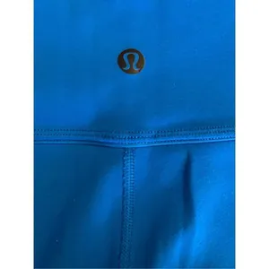 LULULEMON Blue High Waist Capri Leggings size 2 thumbnail 4