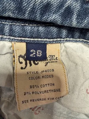 Y2K Miss Me Low Rise Bootcut Denim Jeans Women's 28 Rodeo Flap Pockets Festival thumbnail 12