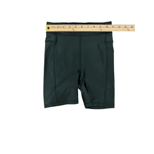 NWT Lululemon Dark Green High-Rise Active Biker Shorts - Size 2 thumbnail 8