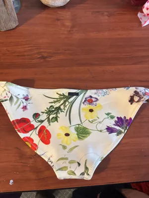 Triangl floral boho bikini bottoms women’s size M thumbnail 6