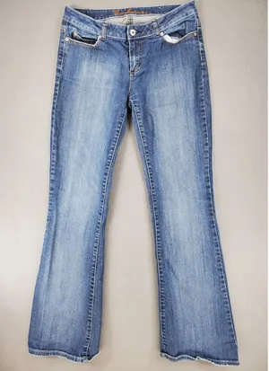 Guess Jeans Venice Bootcut Jeans Womens 29 Blue‎ Mid Rise Stretch Q64BW040 thumbnail 1