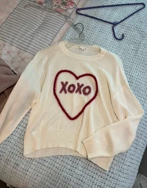 These Three Boutique Valentine’s Day XOXO Sweater thumbnail 2