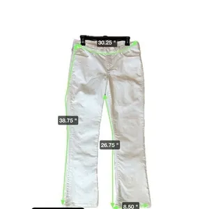 Rock Republic White Bootcut Jeans Women Size 27 Embellished Pocket Denim Pants thumbnail 9
