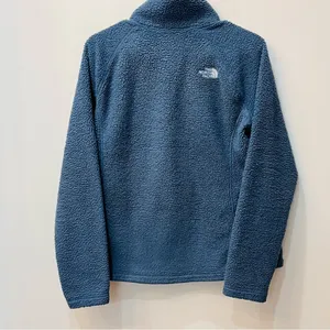 The North Face Jacket 1/4 Snap Fleece Pullover Sweater Jacket blue Large thumbnail 2