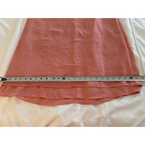 Pink Rose Coral Dress Sleeveless Halter High Neck Mini Flowy Boho Cottagecore thumbnail 7