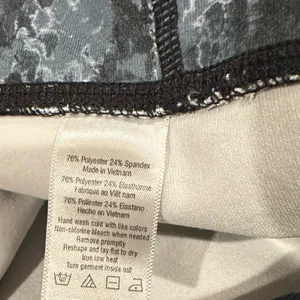 Alo Yoga Python Snakeskin Airbrush Athletic Gray Blue Leggings S thumbnail 10