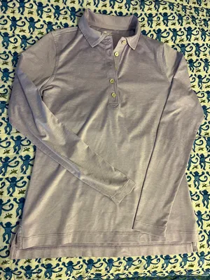 Peter Millar Golf Collared Long Sleeve thumbnail 1