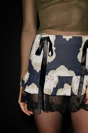 Urban Outfitters Zemeta Lace Trim Skirt thumbnail 3