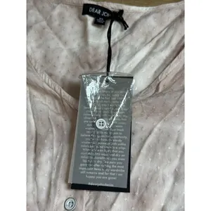 NWT Dear John flutter sleeve button up short sleeve grapefruit mella boho sz XS thumbnail 6