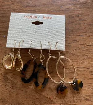 Sophia & Kate Earrings 3 Pairs New thumbnail 1