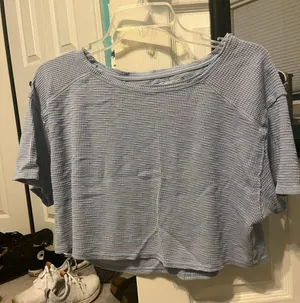 Aerie Waffle Crop Top thumbnail 1