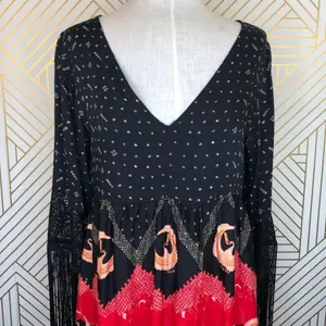 MINKPINK Dancing Crane‎ Fringe Dress thumbnail 4