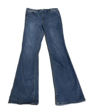 Jessica Simpson Blue Mid Rise Boot Cut Jeans 12 thumbnail 1