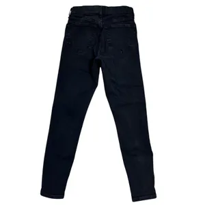 Topshop Jamie Skinny Ankle Jeans‎ 26 Black Mid-Rise Stretch Denim Emo Goth Pants thumbnail 2