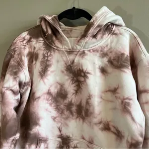 Lululemon All Yours Hoodie‎ Fleece Sweatshirt Marmoleado Tie Dye Earth Dye Clay thumbnail 2