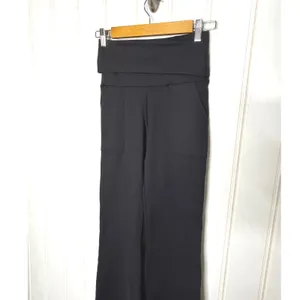 OFFLINE by Aerie Foldover Flare Leggings Black High Rise Pockets S thumbnail 5