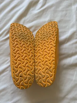 Birkenstock | Unisex Arizona EVA Sandals in Mustard Yellow | 41 | L10 M8 thumbnail 5