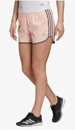 Womens Adidas Dri-Fit Running Aeroready L3 Aktiv Marathon Shorts - Sz L thumbnail 1