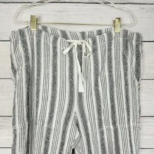 Sundance Blue Striped Gauze Cotton Pants Womens Size Medium Lined Boho‎ Beach thumbnail 3