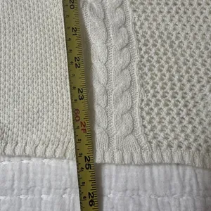 American Eagle Outfitters Knit Cream Sweater size large thumbnail 7