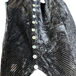 Intimately Free People Corded Velvet Cami Sz M Black Whimsigoth Fairy Grunge 90s thumbnail 2