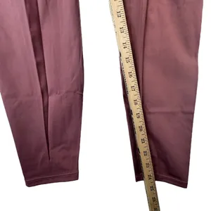 Yvette High Waist Leggings Workout Yoga Pants Pockets XL Mauve‎ Purple thumbnail 7