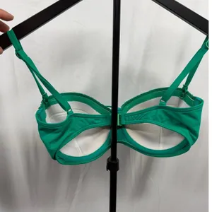 Seafolly Women's Sz 12/D-Cup Underwired High Waisted Green 2-Piece Bikini Set thumbnail 4