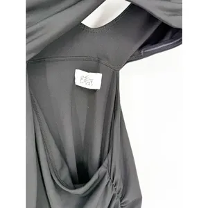 Oh Polly Long Sleeve Ruched Cut Out‎ Mini Dress Women's 2 Black Bodycon thumbnail 5