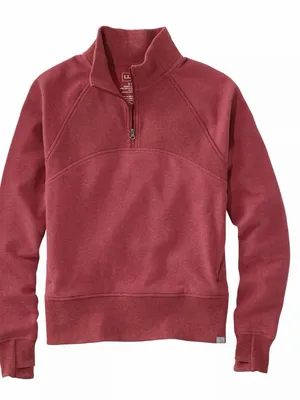 LL bean cozy pullover sz 2x like new in red chestnut heather thumbnail 1