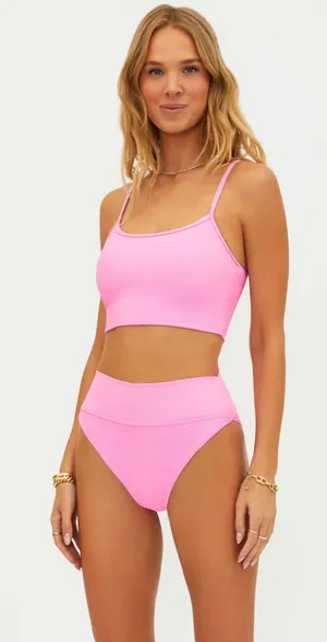 Beach Riot Elara Top Prism Pink, Size Medium, $98 thumbnail 1