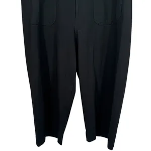 Anthropologie Maeve Colette Black Wide Leg Cropped Pants Size 20W Minimalist thumbnail 9