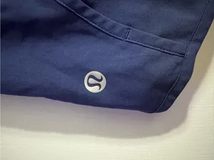 Lululemon Athletica Navy Blue Workout Athletic Shorts Size 2 thumbnail 7